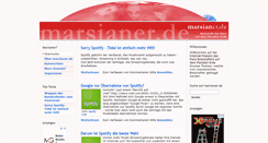 Desktop Screenshot of marsianer.de